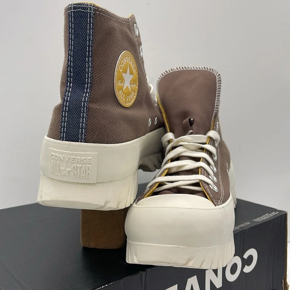 Converse Men’s High-Top Platform Sneakers A03808C CTAS LUGGED 2.0 HI SQUIRREL FR